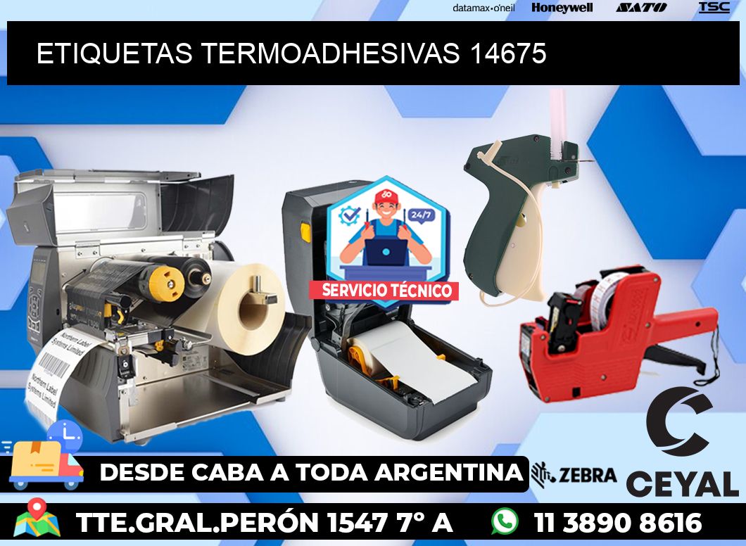 ETIQUETAS TERMOADHESIVAS 14675