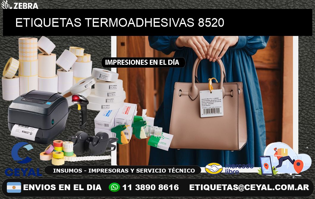 ETIQUETAS TERMOADHESIVAS 8520