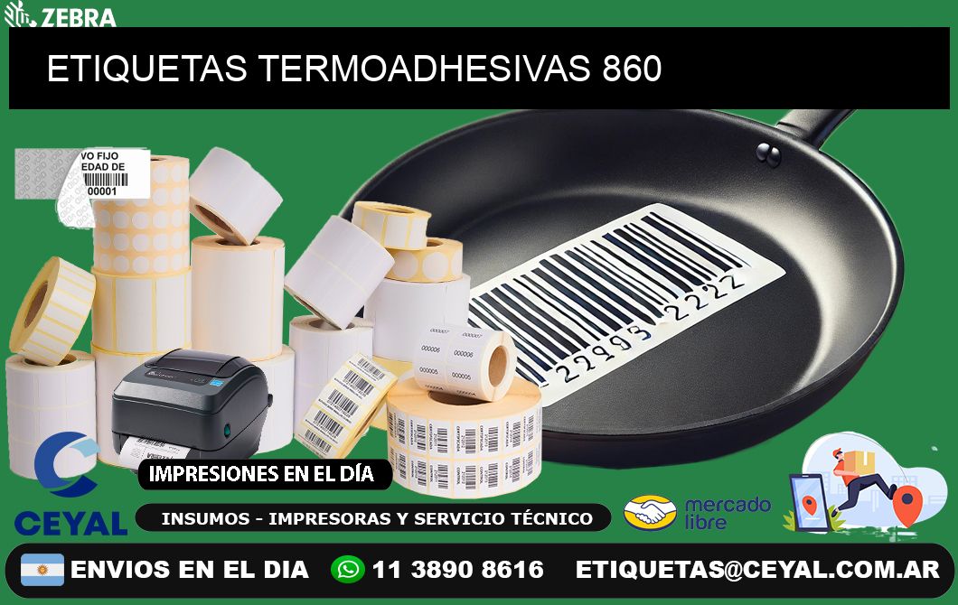 ETIQUETAS TERMOADHESIVAS 860