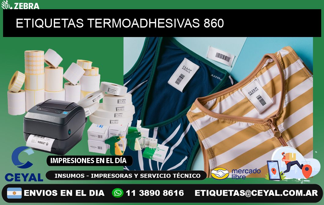 ETIQUETAS TERMOADHESIVAS 860