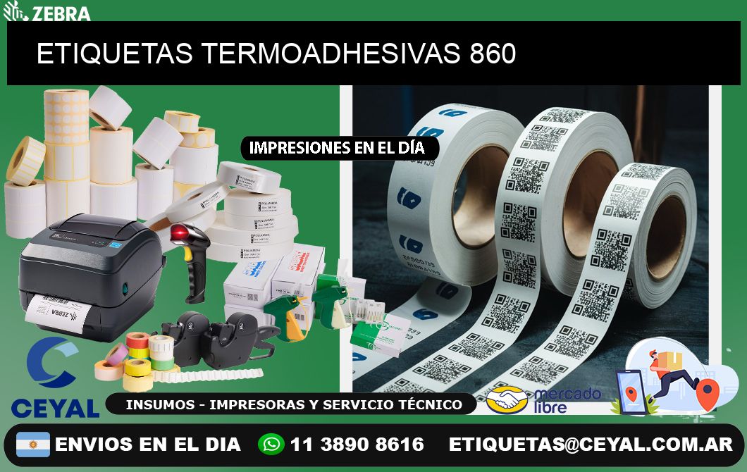 ETIQUETAS TERMOADHESIVAS 860