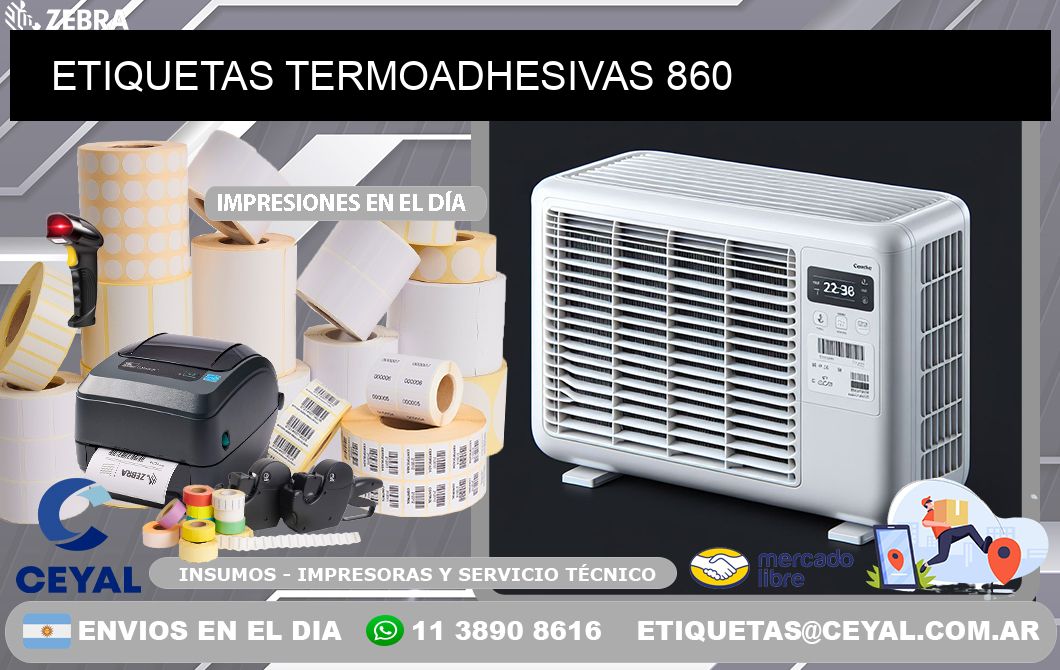 ETIQUETAS TERMOADHESIVAS 860