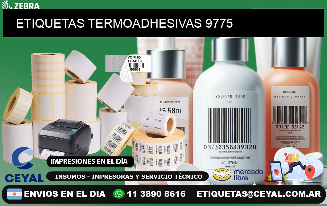 ETIQUETAS TERMOADHESIVAS 9775