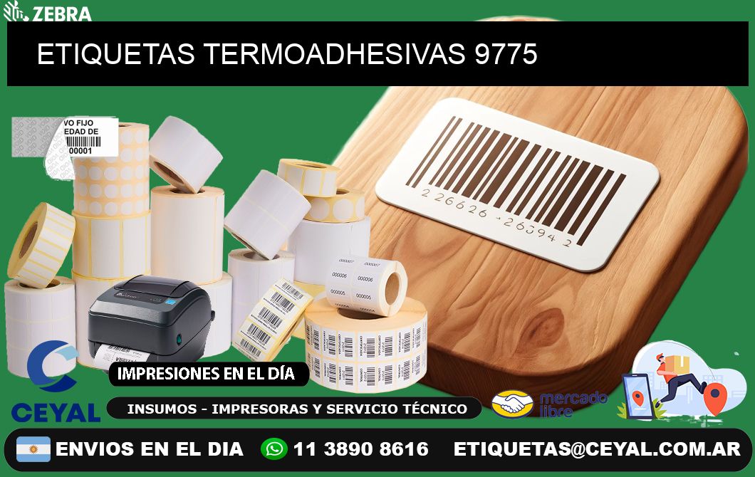 ETIQUETAS TERMOADHESIVAS 9775