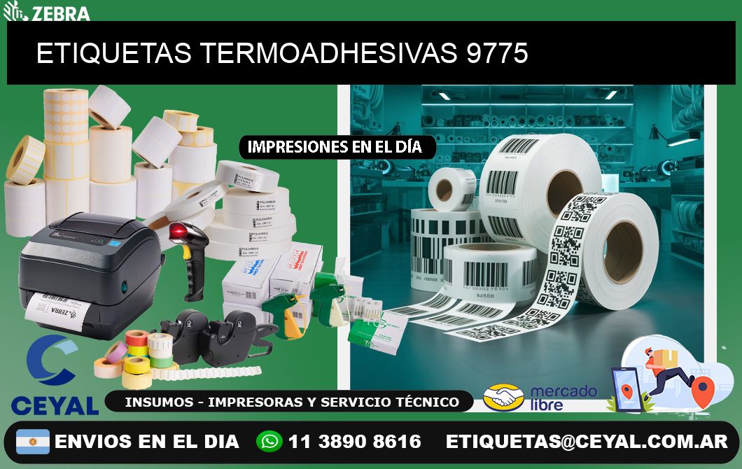 ETIQUETAS TERMOADHESIVAS 9775