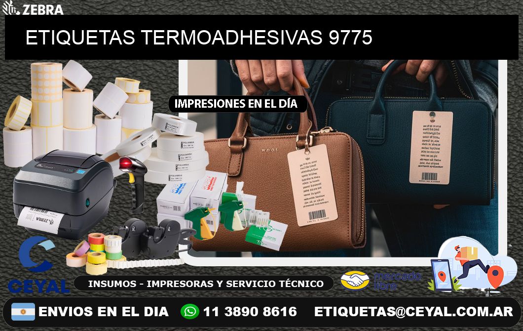 ETIQUETAS TERMOADHESIVAS 9775