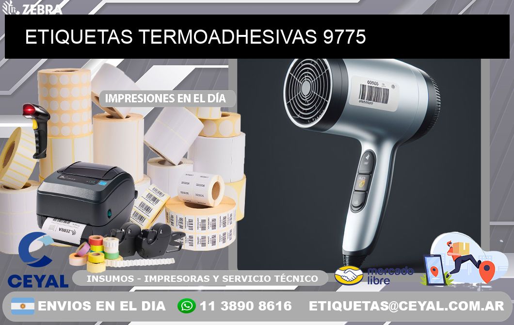 ETIQUETAS TERMOADHESIVAS 9775