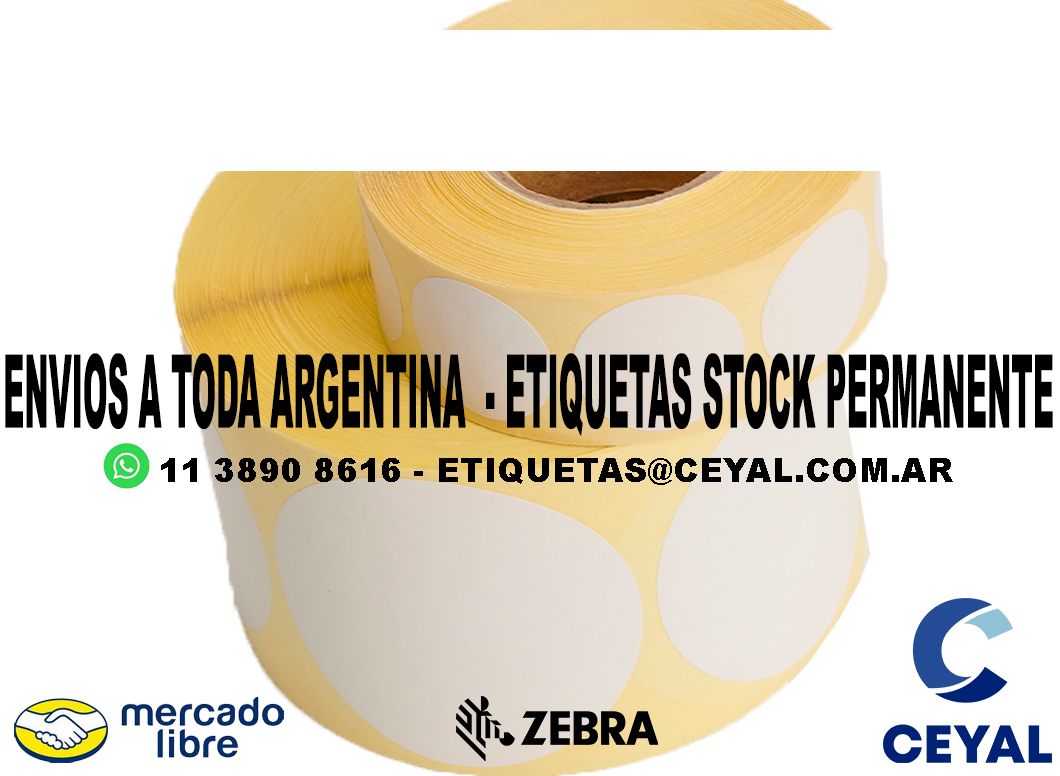 ETIQUETAS TROQUELADAS PERSONALIZADAS 71 x 58