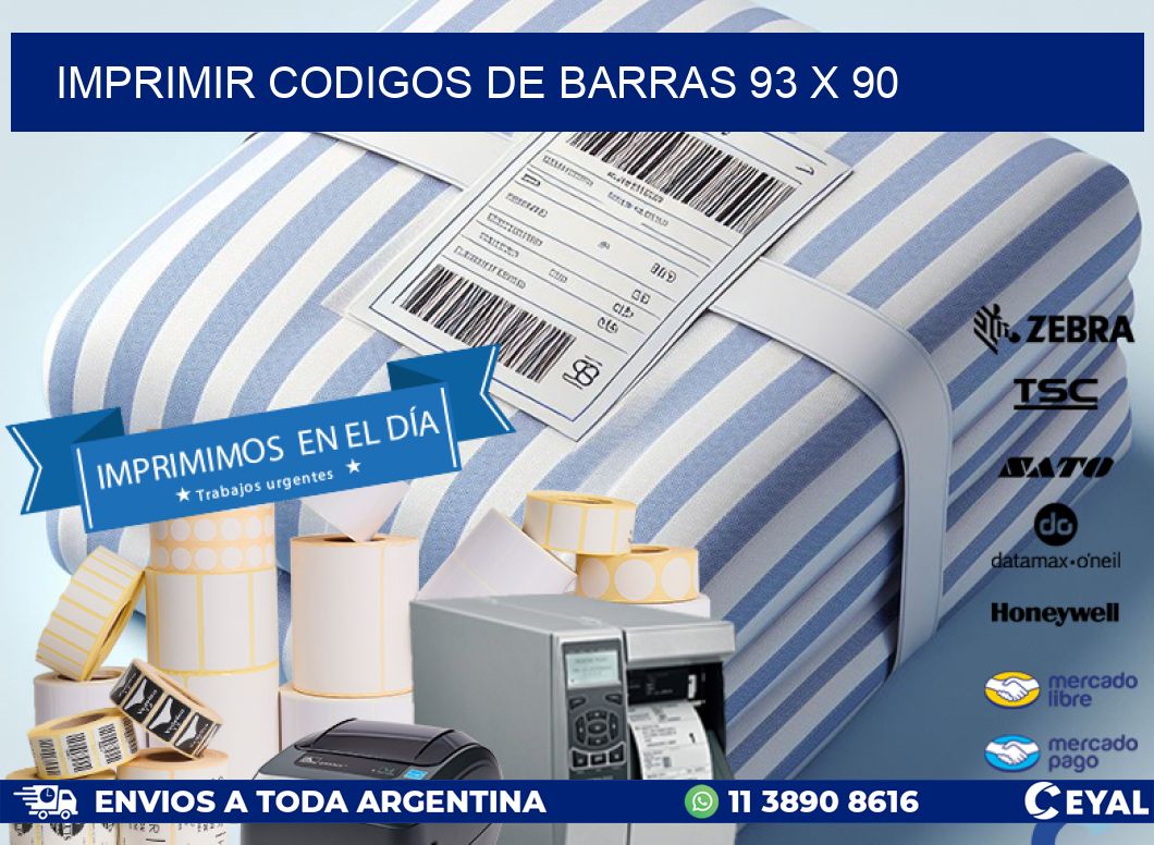 IMPRIMIR CODIGOS DE BARRAS 93 x 90