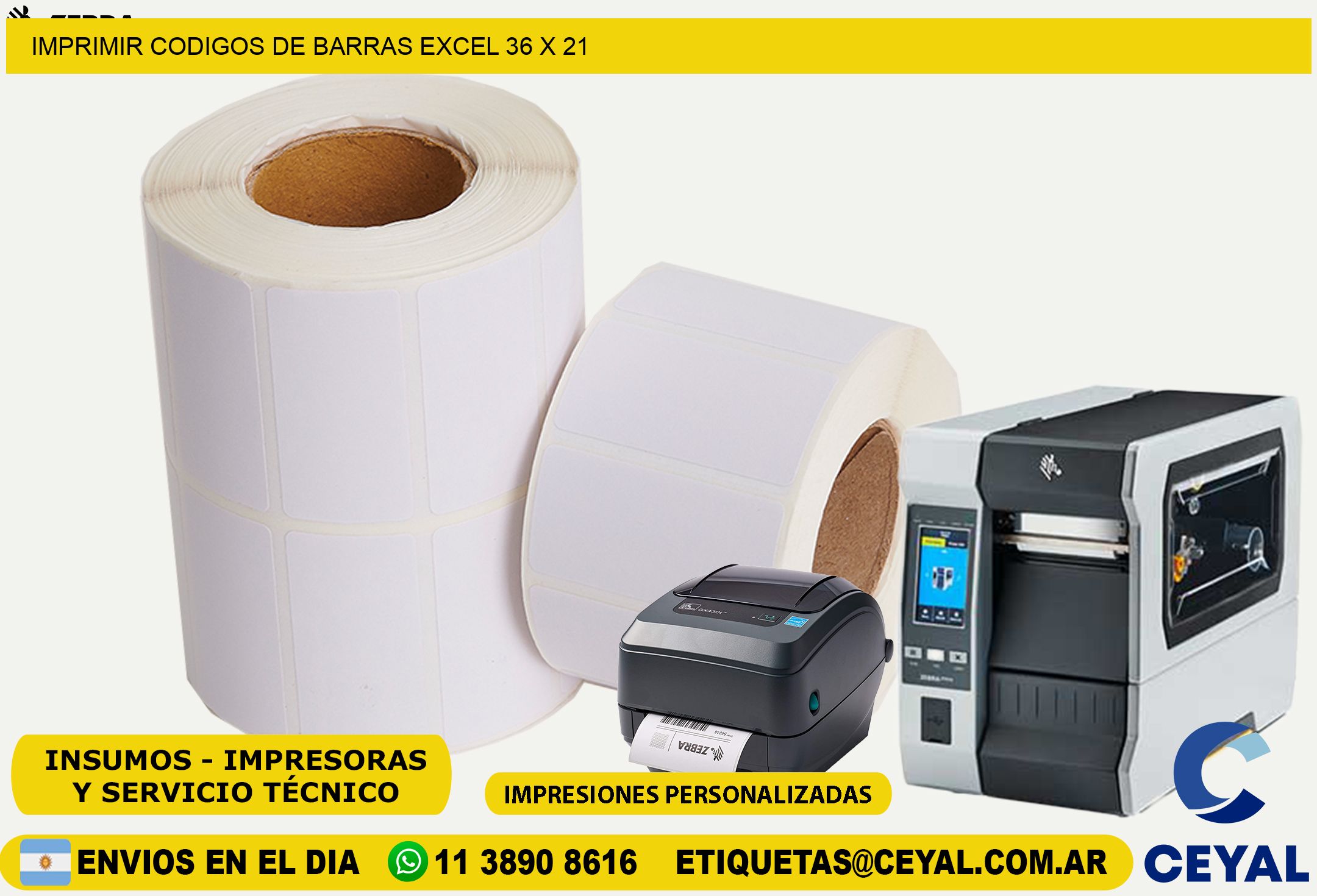 IMPRIMIR CODIGOS DE BARRAS EXCEL 36 x 21