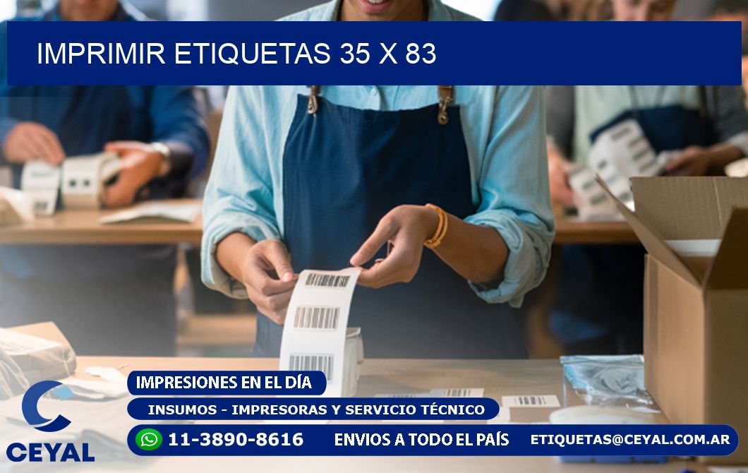 IMPRIMIR ETIQUETAS 35 x 83
