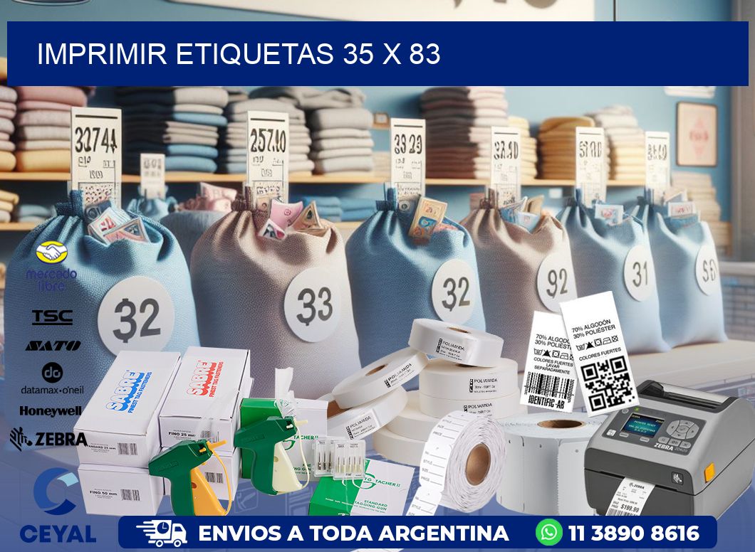 IMPRIMIR ETIQUETAS 35 x 83