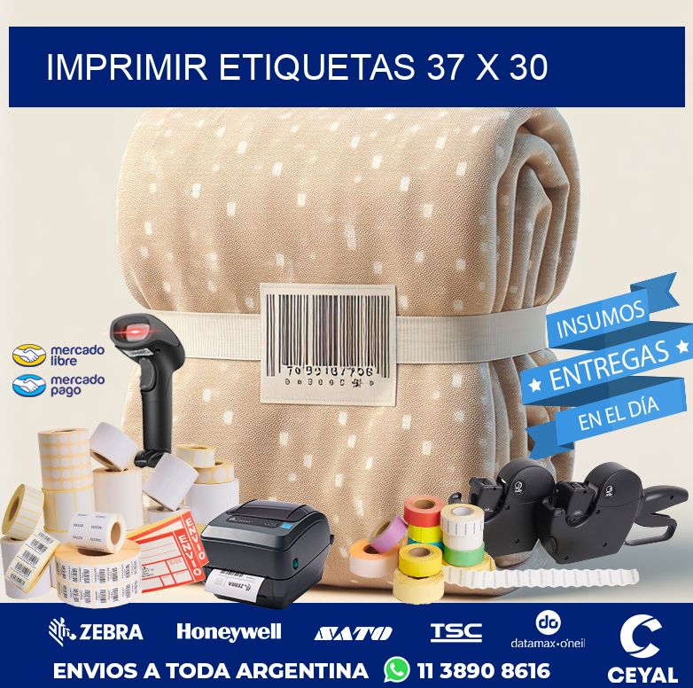 IMPRIMIR ETIQUETAS 37 x 30