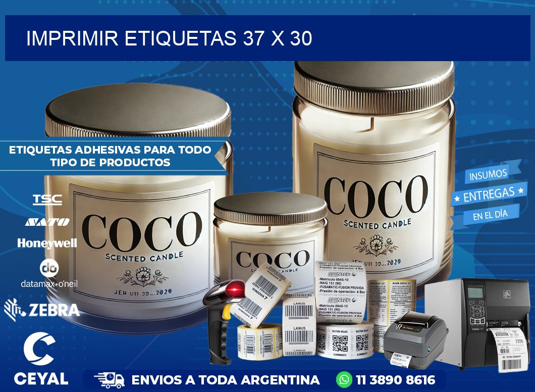 IMPRIMIR ETIQUETAS 37 x 30