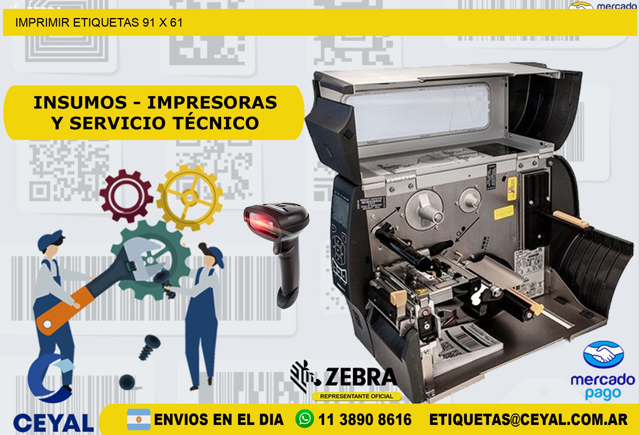 IMPRIMIR ETIQUETAS 91 x 61