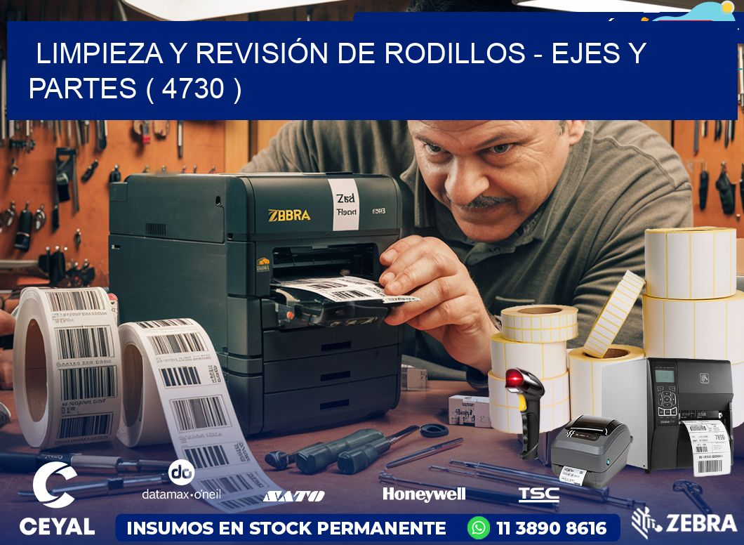 LIMPIEZA Y REVISIÓN DE RODILLOS – EJES Y PARTES ( 4730 )