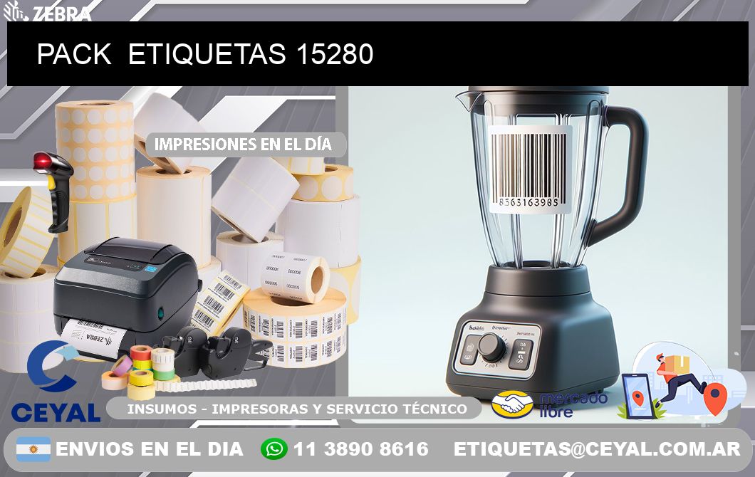 PACK  ETIQUETAS 15280