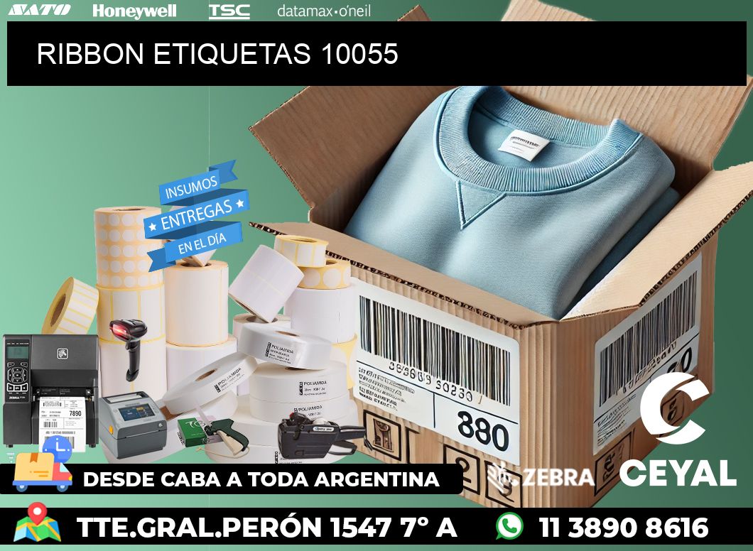 RIBBON ETIQUETAS 10055