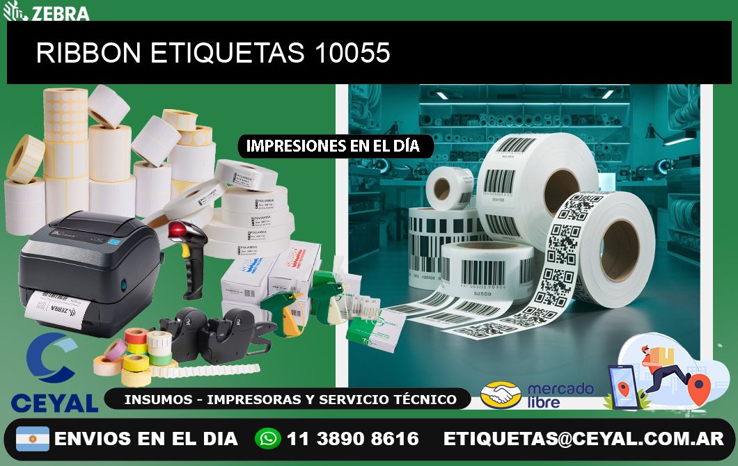RIBBON ETIQUETAS 10055