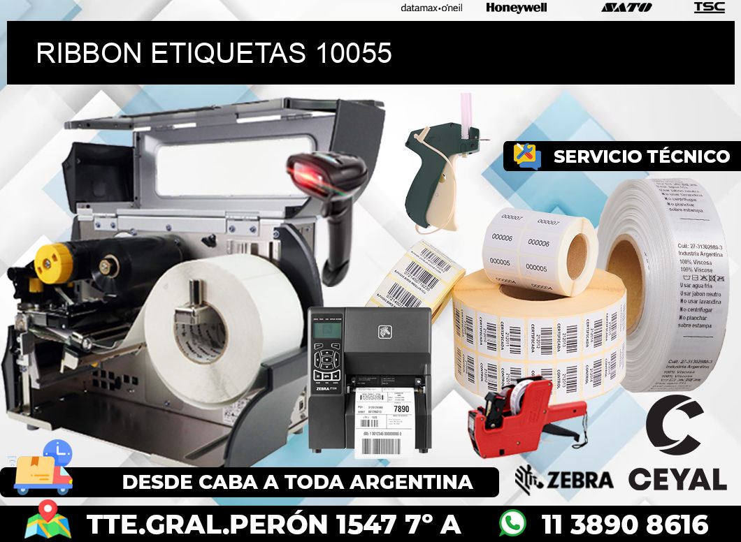 RIBBON ETIQUETAS 10055