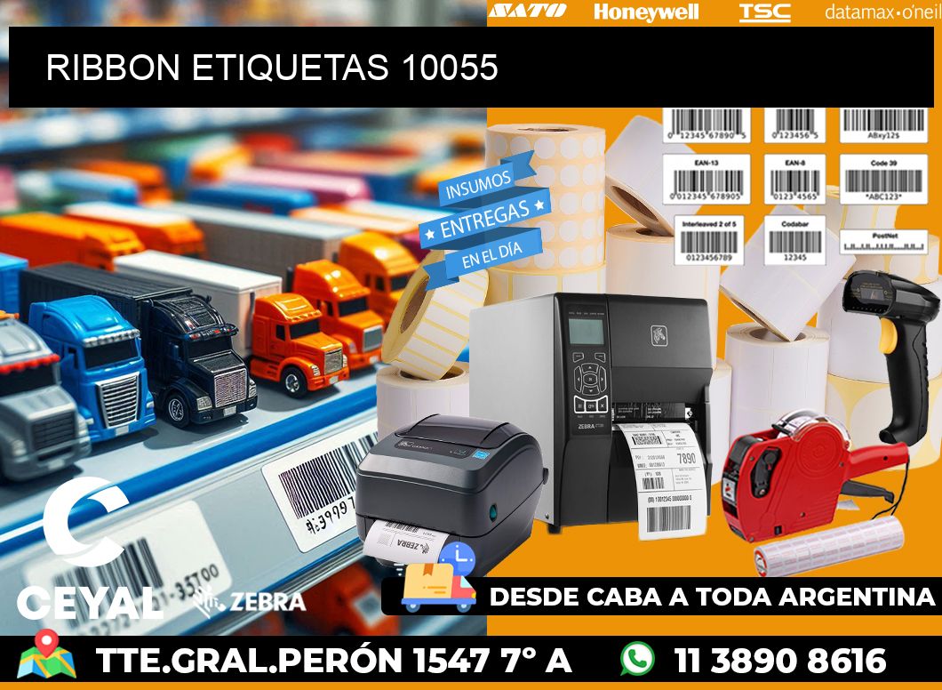 RIBBON ETIQUETAS 10055