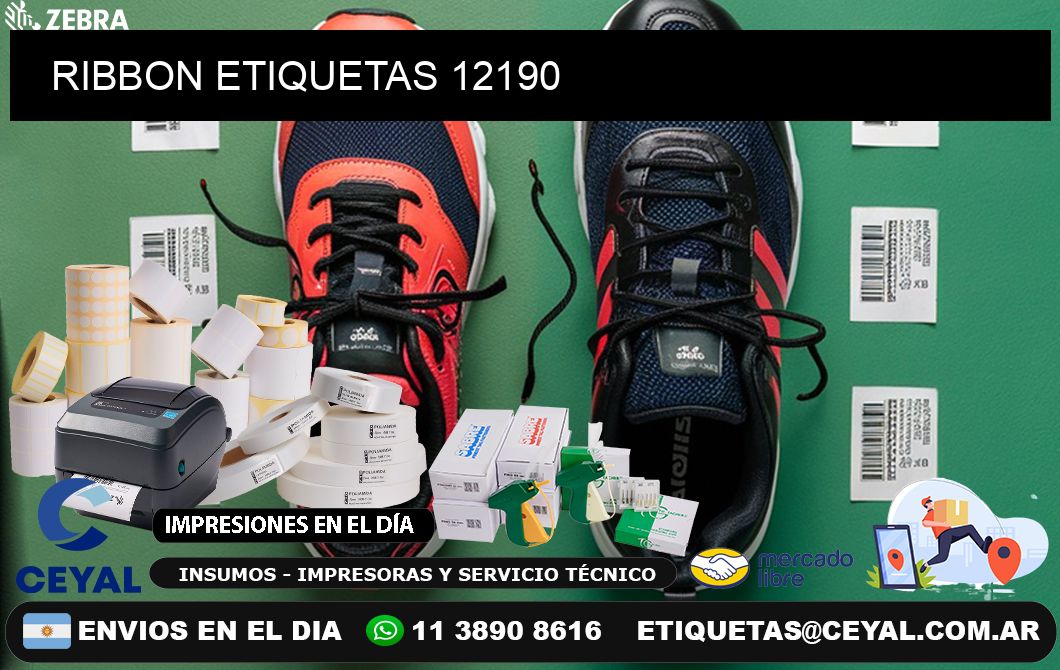 RIBBON ETIQUETAS 12190