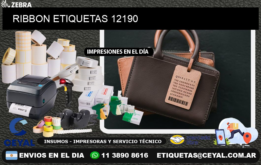 RIBBON ETIQUETAS 12190