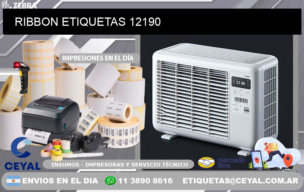RIBBON ETIQUETAS 12190