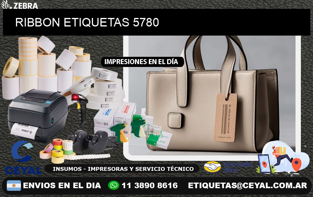 RIBBON ETIQUETAS 5780