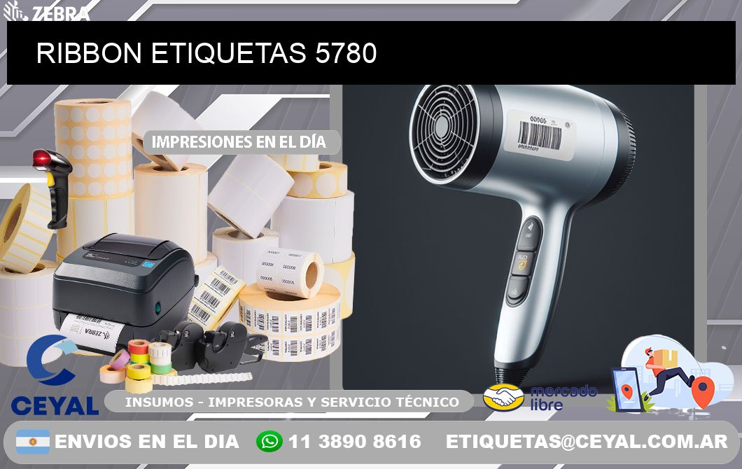 RIBBON ETIQUETAS 5780
