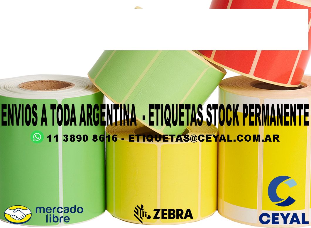 41 ETIQUETAS PAPEL TERMICO 27 x 92 X7500 UNIDADES