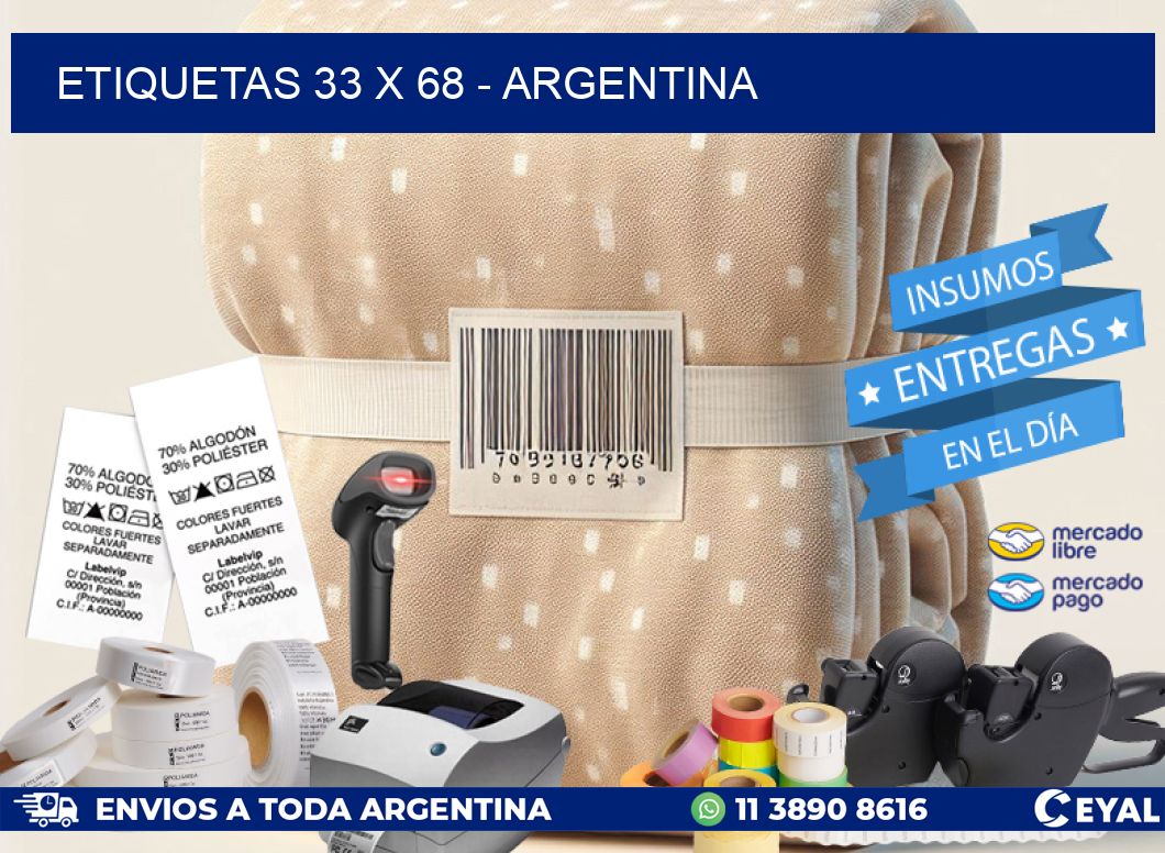 ETIQUETAS 33 x 68 – ARGENTINA