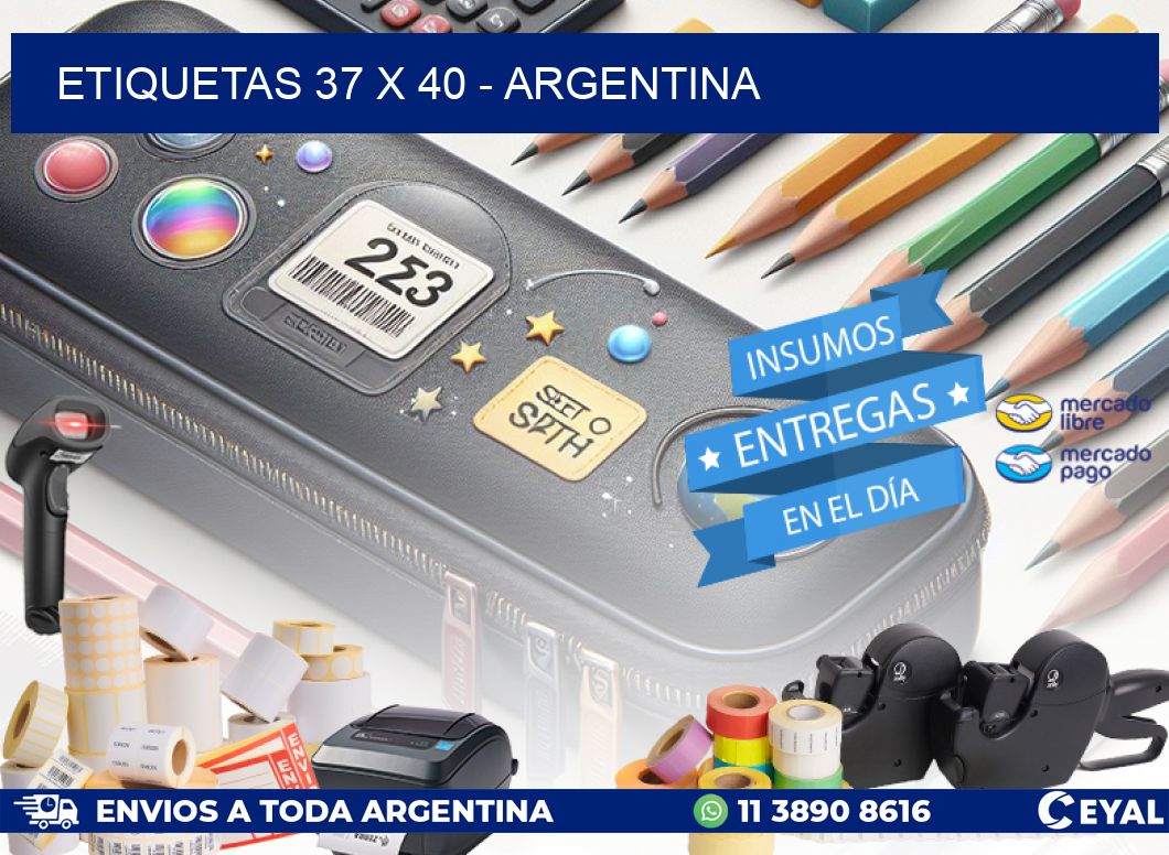 ETIQUETAS 37 x 40 - ARGENTINA