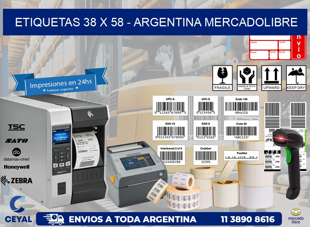 ETIQUETAS 38 x 58 – ARGENTINA MERCADOLIBRE