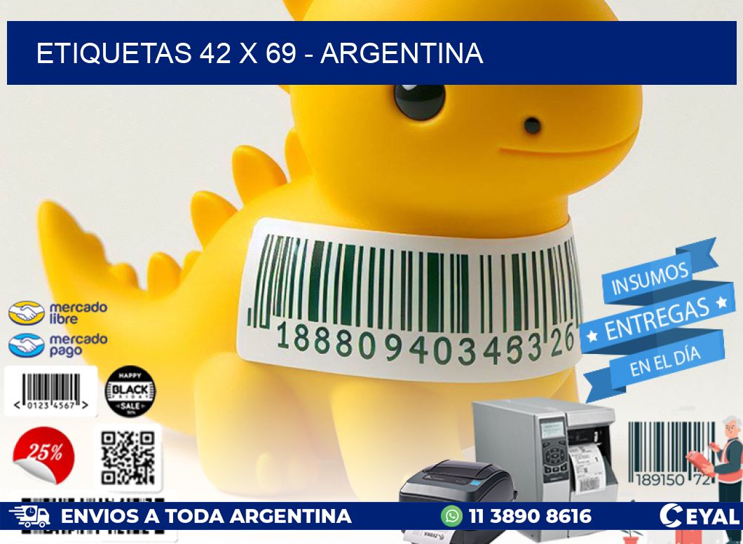 ETIQUETAS 42 x 69 - ARGENTINA