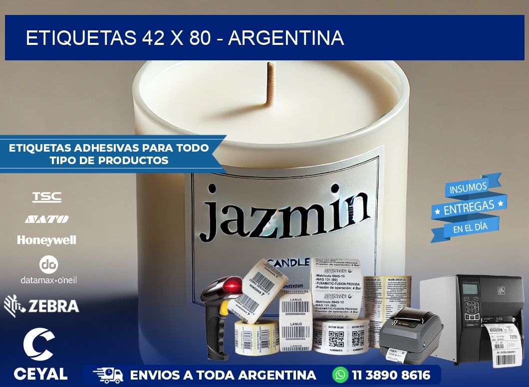 ETIQUETAS 42 x 80 – ARGENTINA