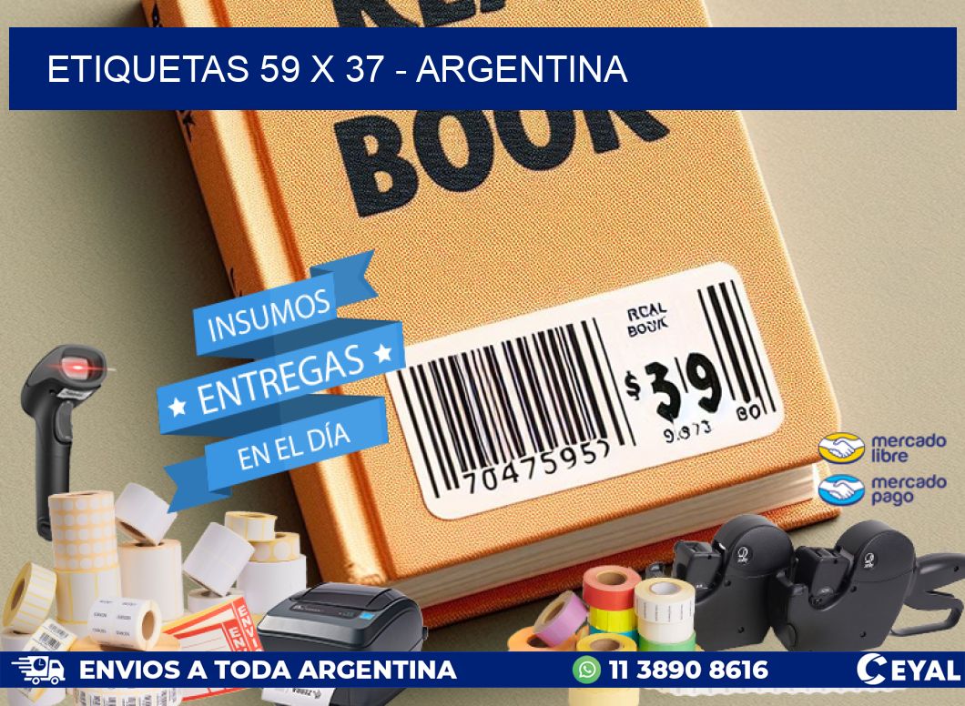 ETIQUETAS 59 x 37 - ARGENTINA