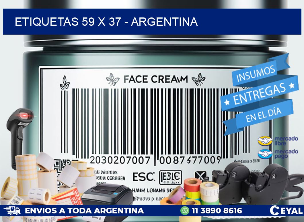 ETIQUETAS 59 x 37 - ARGENTINA