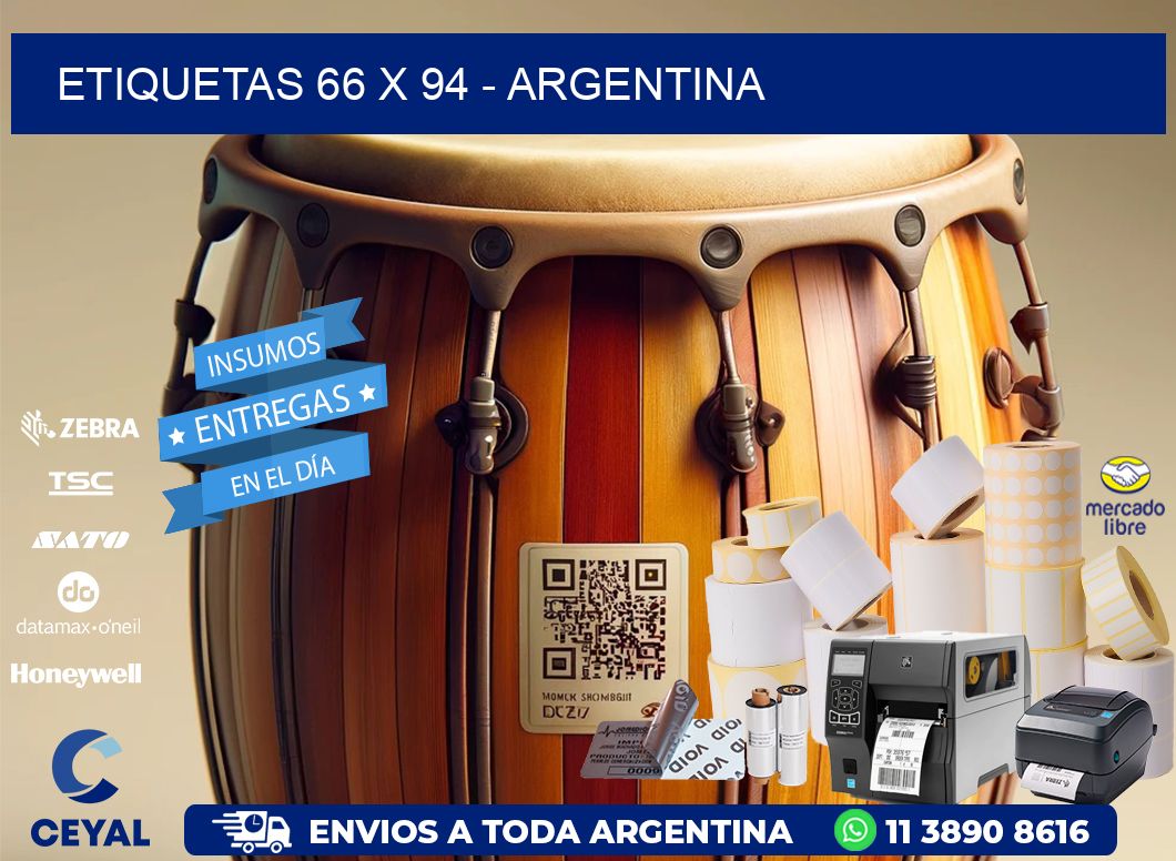 ETIQUETAS 66 x 94 - ARGENTINA