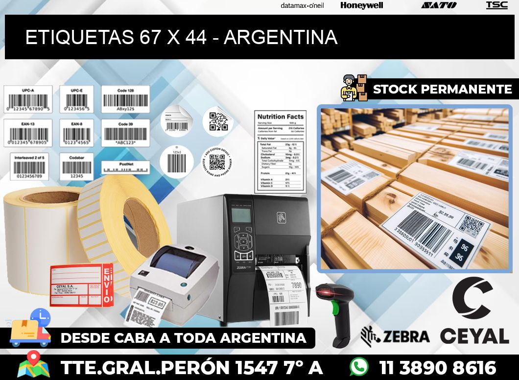 ETIQUETAS 67 x 44 – ARGENTINA