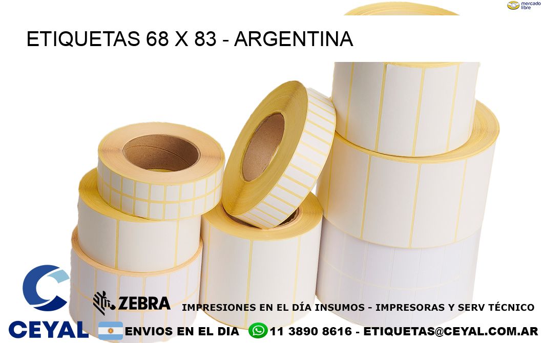 ETIQUETAS 68 x 83 – ARGENTINA