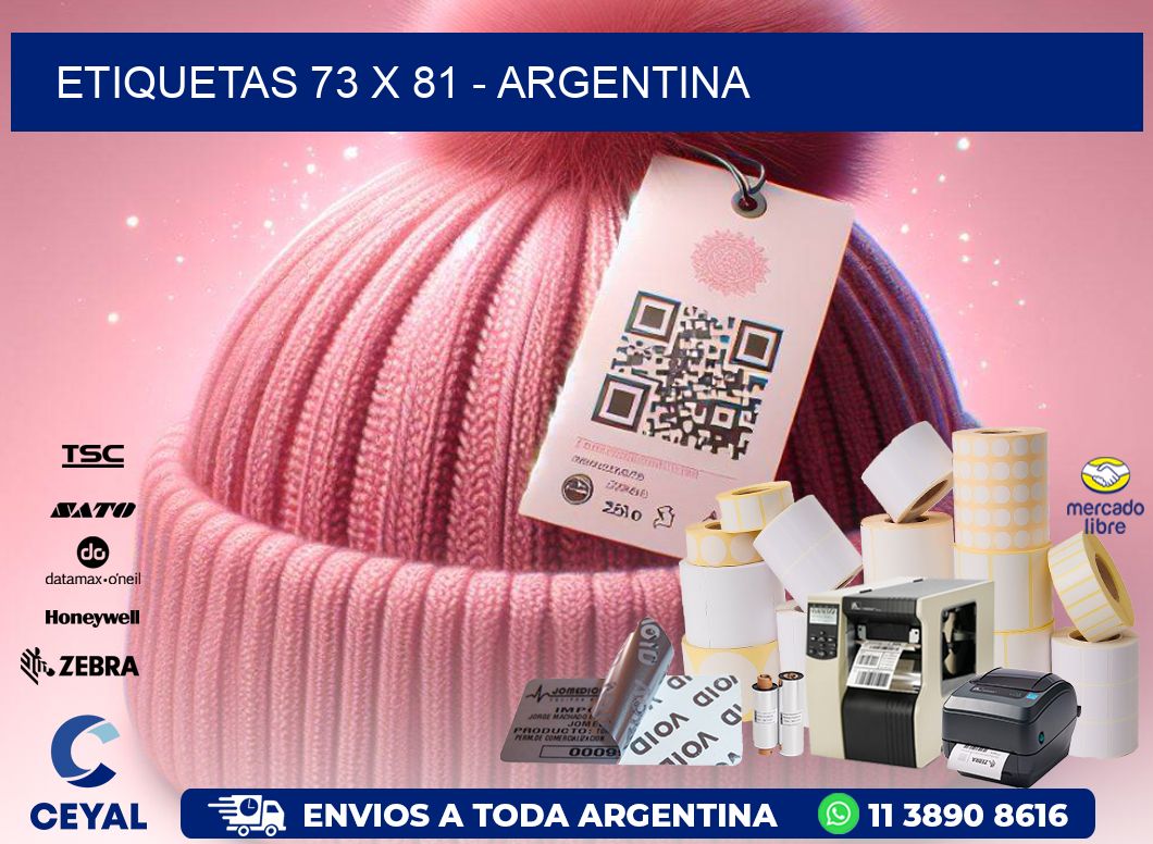 ETIQUETAS 73 x 81 - ARGENTINA