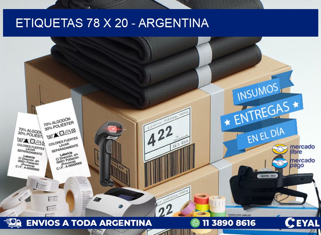 ETIQUETAS 78 x 20 – ARGENTINA
