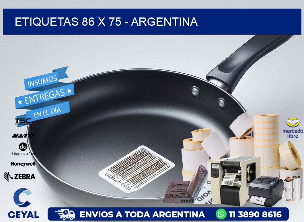 ETIQUETAS 86 x 75 - ARGENTINA