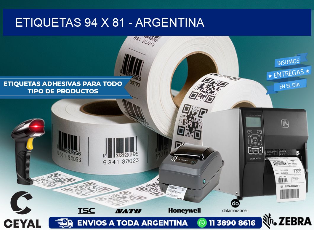 ETIQUETAS 94 x 81 – ARGENTINA