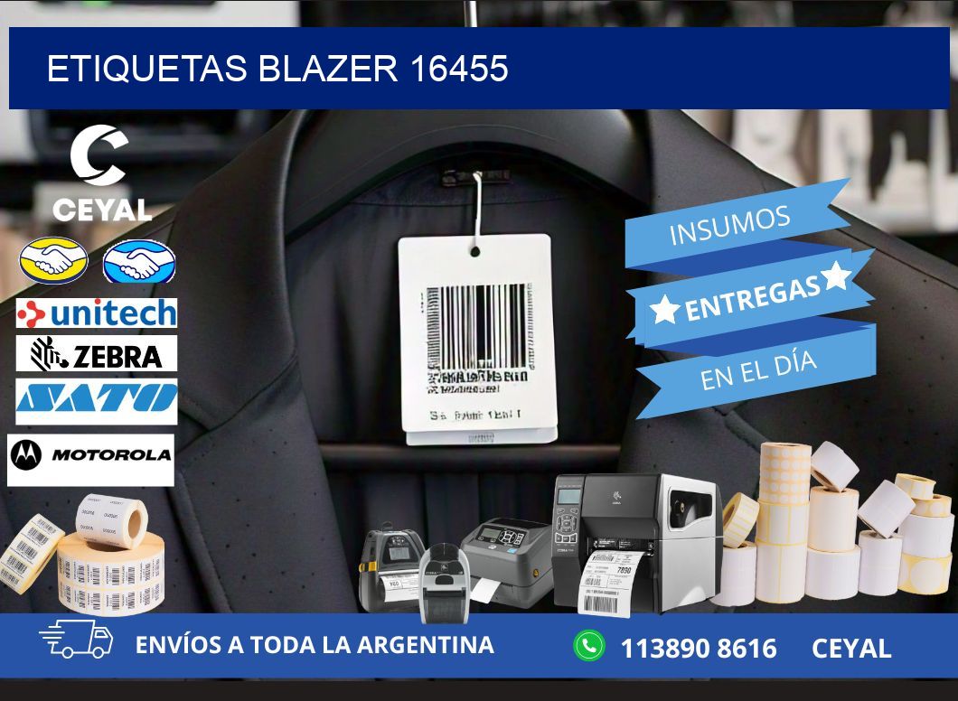ETIQUETAS BLAZER 16455