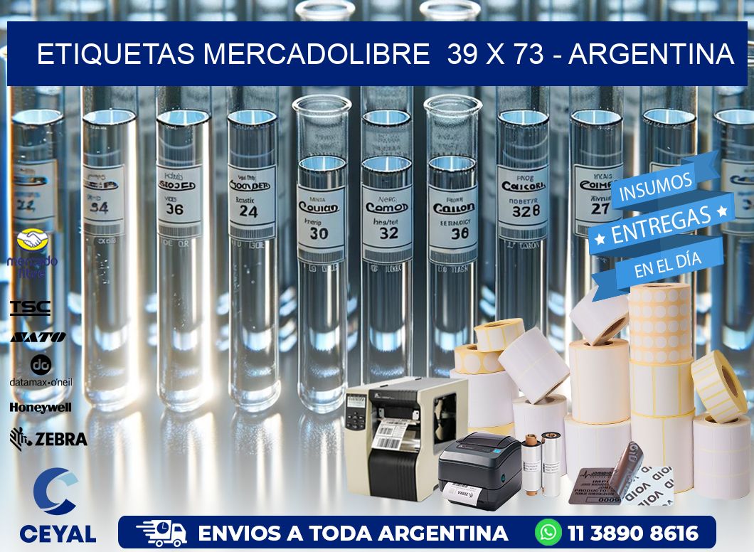 ETIQUETAS MERCADOLIBRE  39 x 73 – ARGENTINA