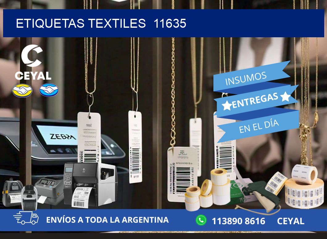 ETIQUETAS TEXTILES  11635