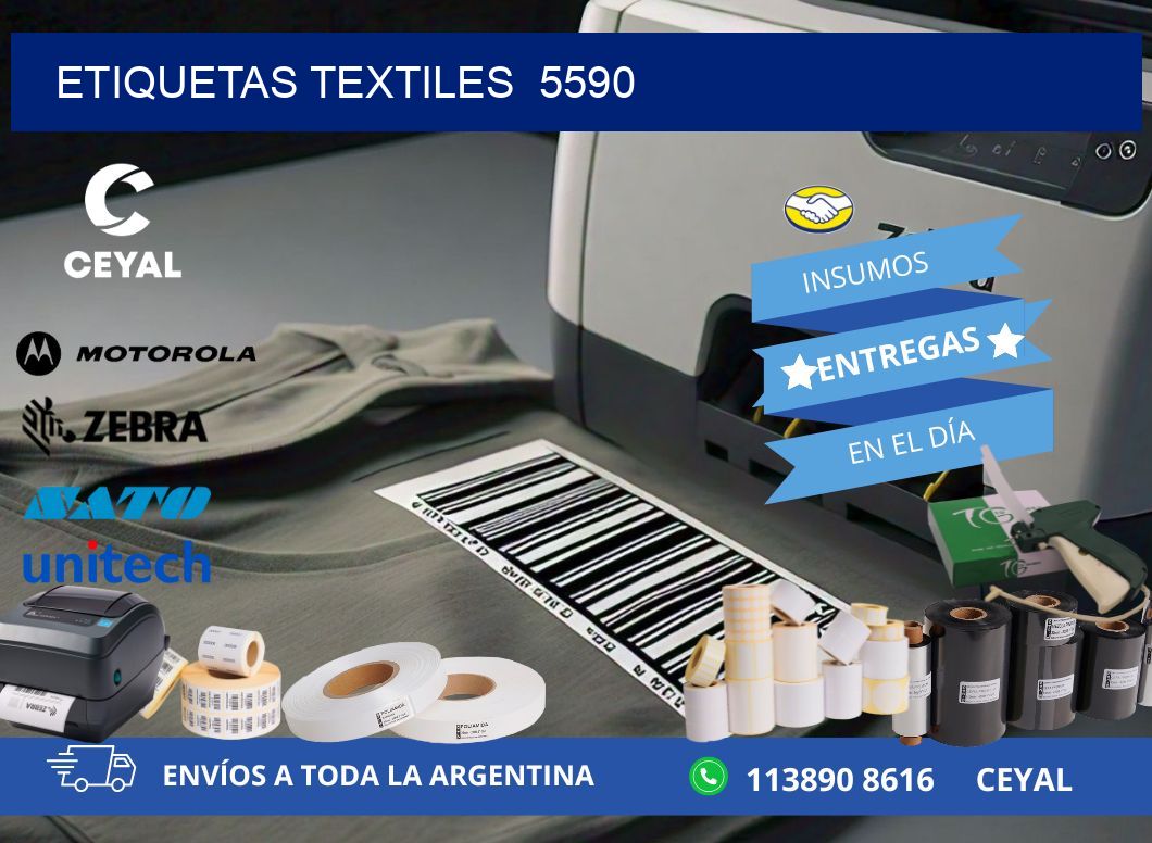 ETIQUETAS TEXTILES  5590