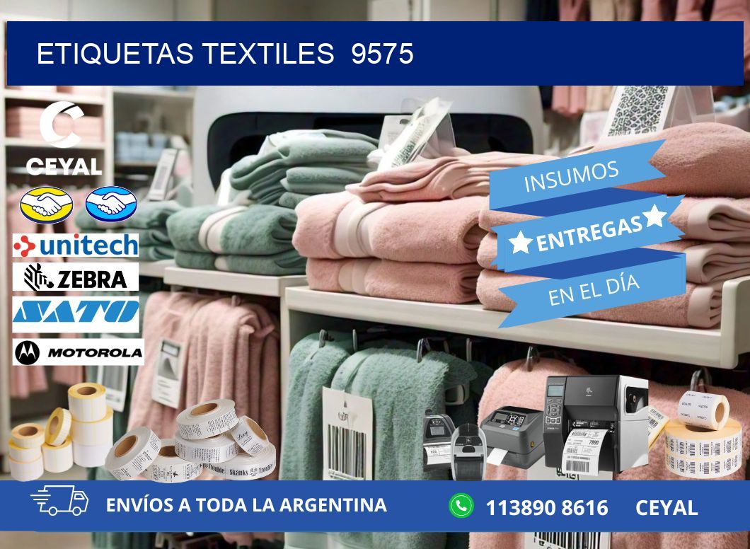 ETIQUETAS TEXTILES  9575